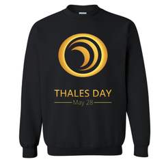 Black Sweatshirt with Thales Day Logo